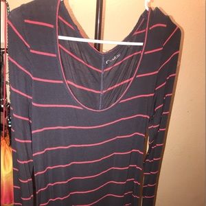 Striped long sleeve shirt